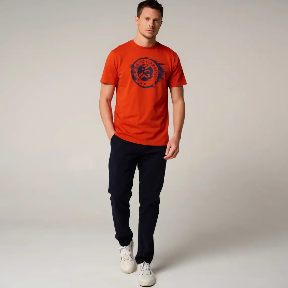 Roland-Garros T-shirts|logo men's t-shirt - Clay
