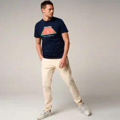 Roland-Garros T-shirts|man Court T-Shirt - Navy