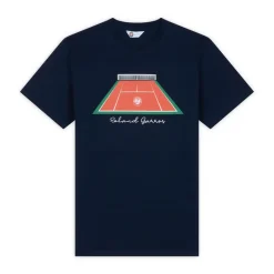 Roland-Garros T-shirts|man Court T-Shirt - Navy