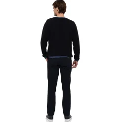 Roland-Garros Hoodies & Sweatshirts|man jacquard sweater - navy blue