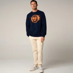 Roland-Garros Hoodies & Sweatshirts|man Logo Sweatshirt - Navy