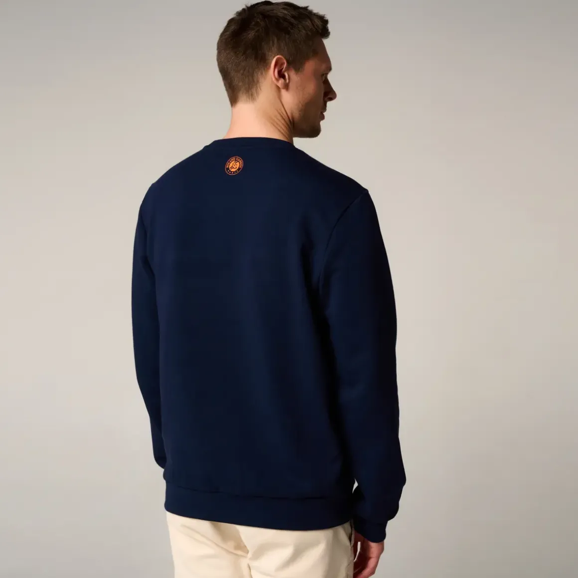 Roland-Garros Hoodies & Sweatshirts|man Logo Sweatshirt - Navy