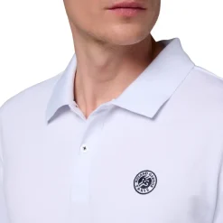 Roland-Garros Polos|Man Long sleeves Polo - White