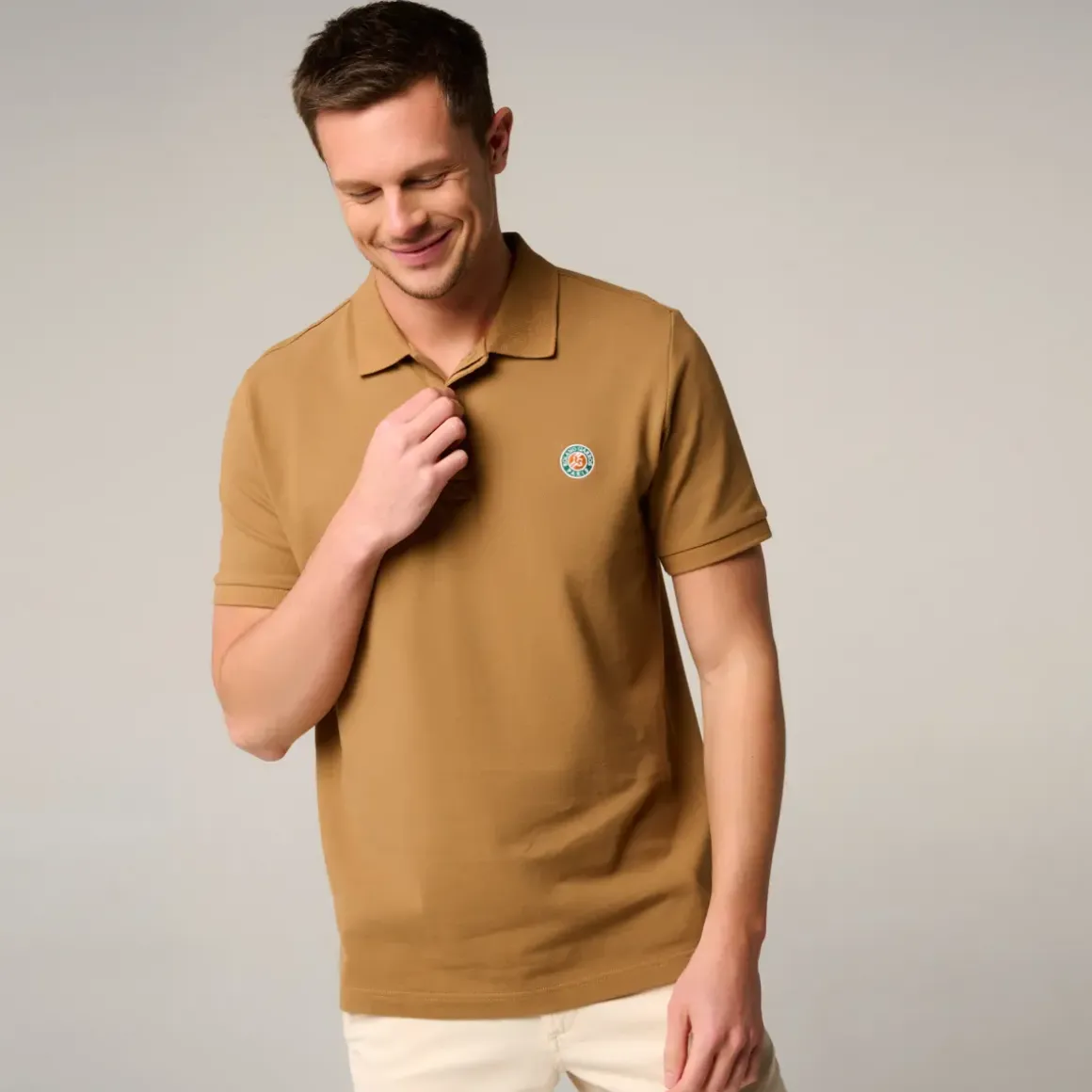 Roland-Garros Polos|man Original Polo - Beige