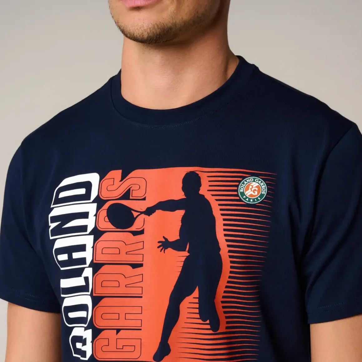 Roland-Garros T-shirts|man Player T-Shirt - Navy
