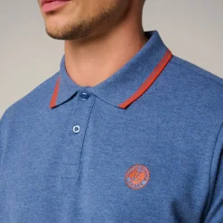 Roland-Garros Polos|man polo Heritage - Navy and clay