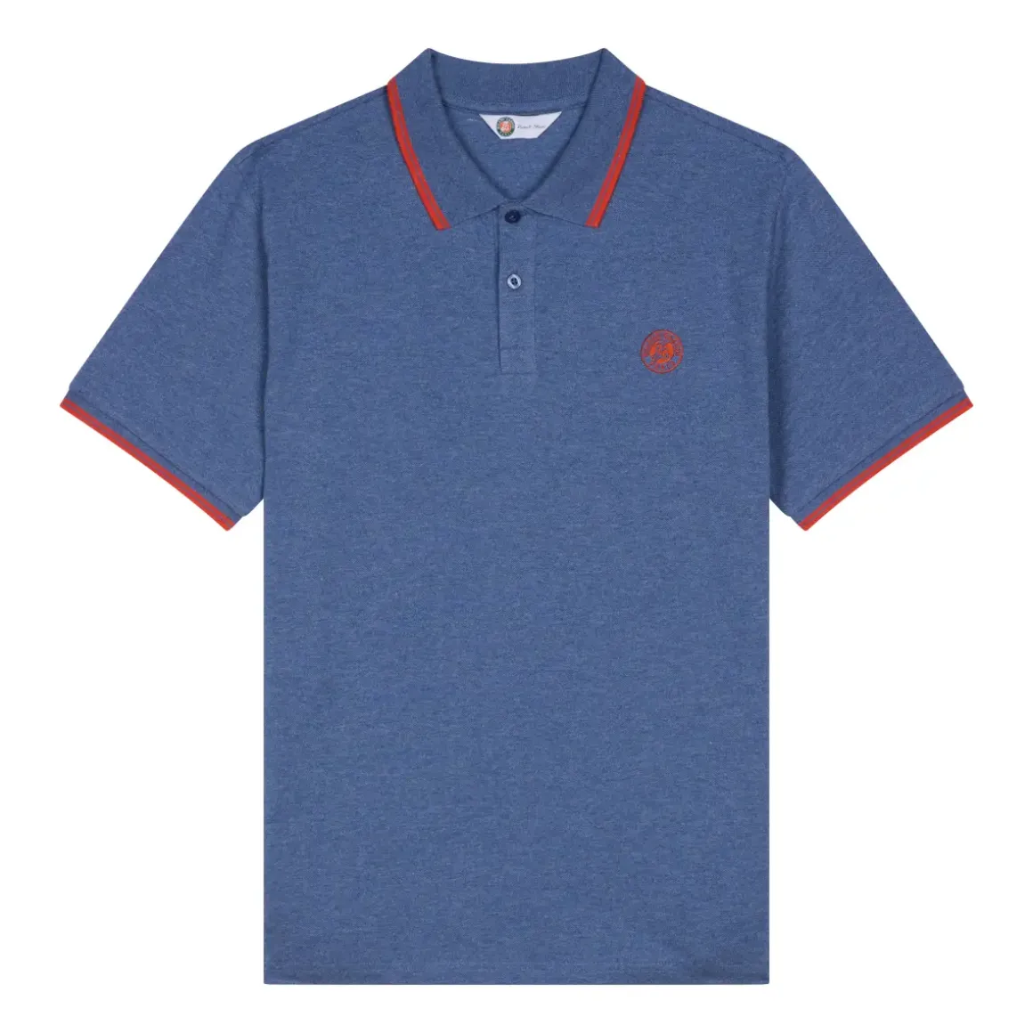 Roland-Garros Polos|man polo Heritage - Navy and clay