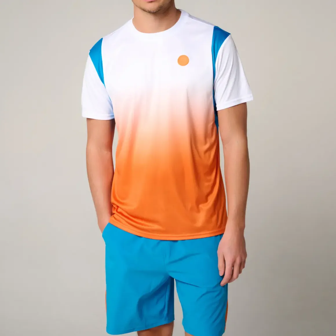 Roland-Garros T-shirts|man Pop Energy T-Shirt - White and Clay Court