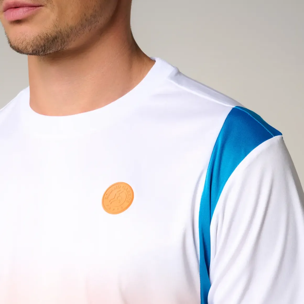Roland-Garros T-shirts|man Pop Energy T-Shirt - White and Clay Court