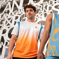 Roland-Garros T-shirts|man Pop Energy T-Shirt - White and Clay Court
