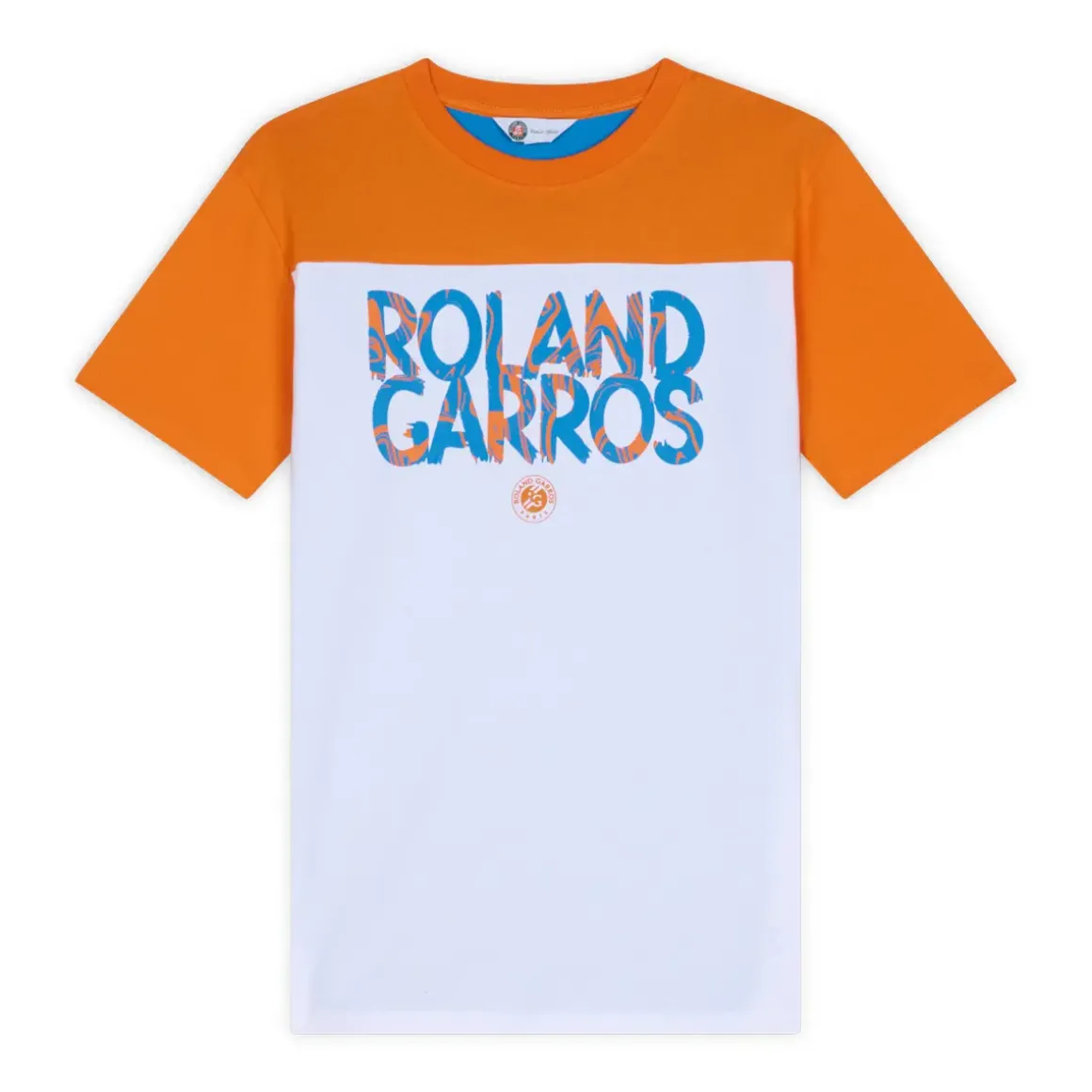 Roland-Garros T-shirts|man Pop Energy T-Shirt - White and Clay Court