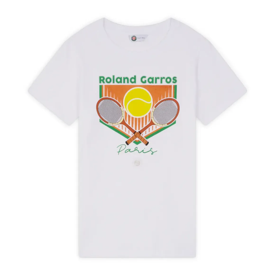 Roland-Garros T-shirts|man Racquets T-Shirt - White