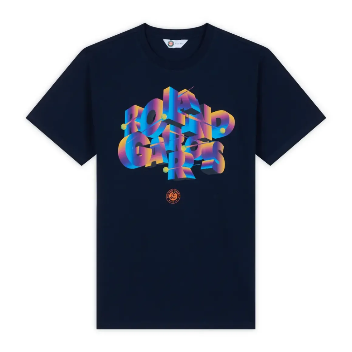 Roland-Garros T-shirts|man Signature T-Shirt - Navy