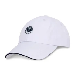 Roland-Garros Caps & Hats|Caps & Hats|monochrome logo cap - White