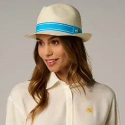 Roland-Garros Caps & Hats|Caps & Hats|Paper Trilby - Blue