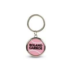 Roland-Garros Keyrings & Magnets|rubber tennis ball key ring - pink