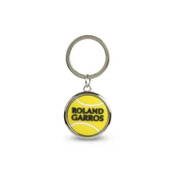Roland-Garros Keyrings & Magnets|rubber tennis ball key ring - yellow