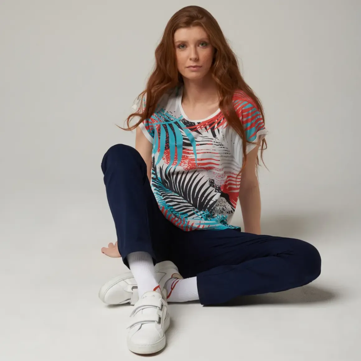 Roland-Garros T-shirts & Tank Tops|Serres collection woman t-shirt - Multicolor
