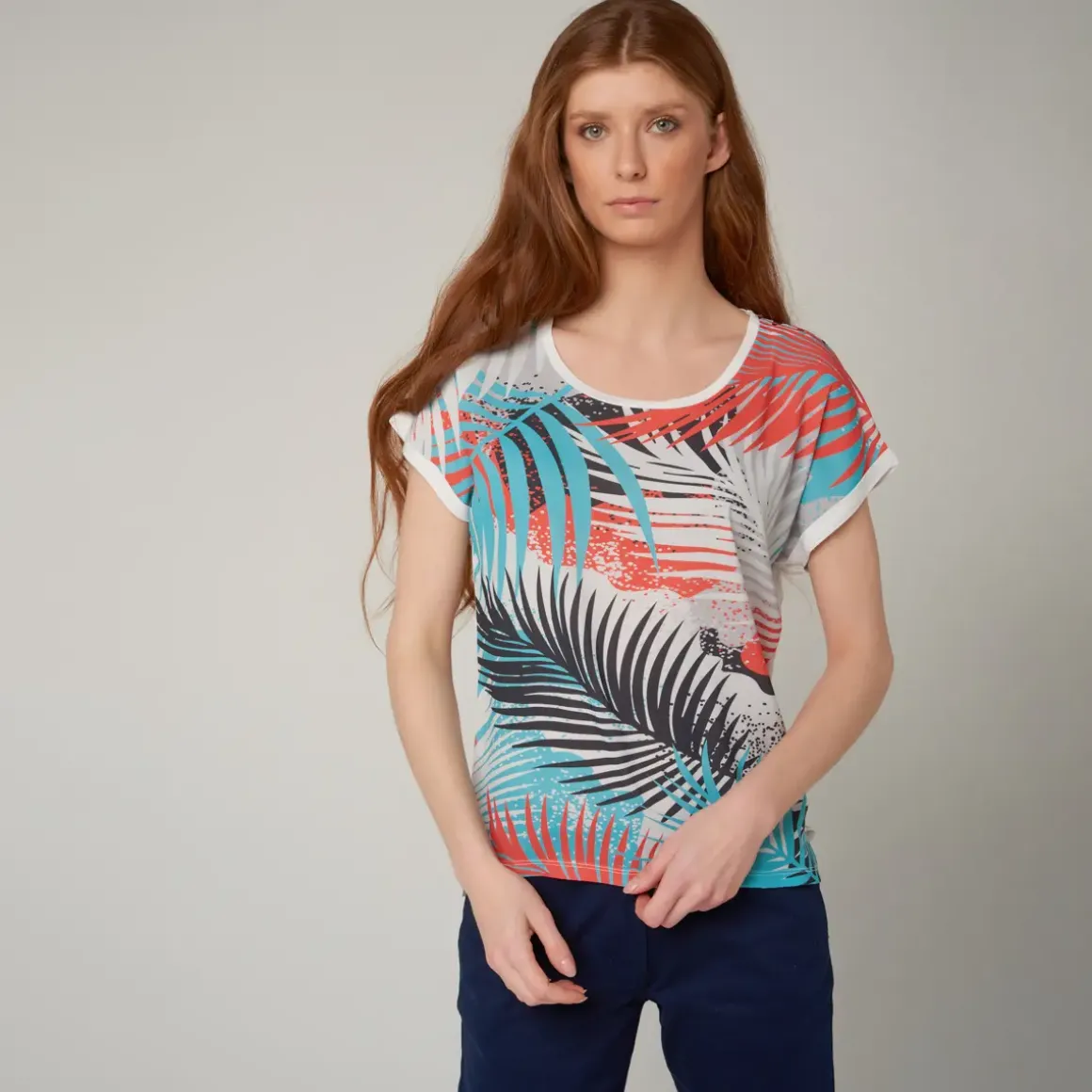 Roland-Garros T-shirts & Tank Tops|Serres collection woman t-shirt - Multicolor