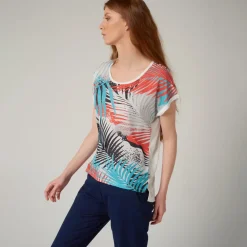 Roland-Garros T-shirts & Tank Tops|Serres collection woman t-shirt - Multicolor