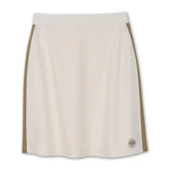 Roland-Garros Skirts, Dresses & Trousers|skirt strips sides beige - ecru