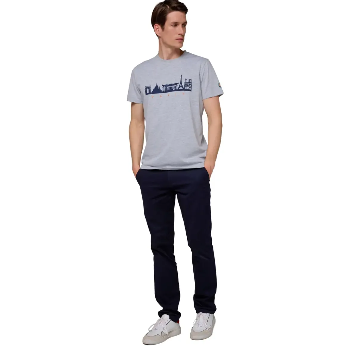 Roland-Garros T-shirts|Skyline man t-shirt - Grey