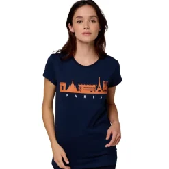 Roland-Garros T-shirts & Tank Tops|Skyline woman t-shirt - Navy