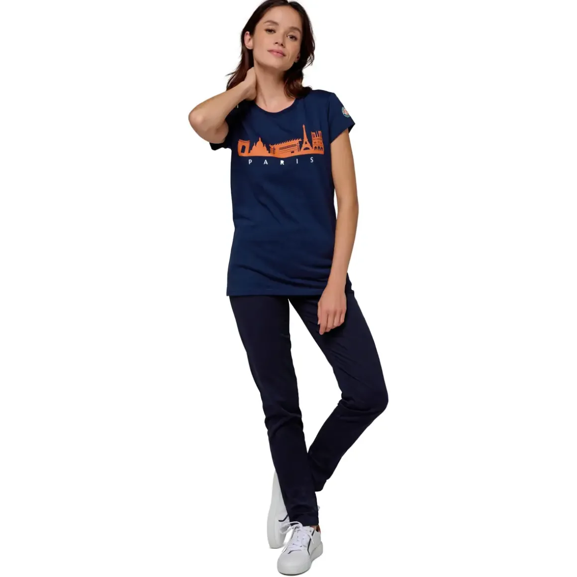 Roland-Garros T-shirts & Tank Tops|Skyline woman t-shirt - Navy