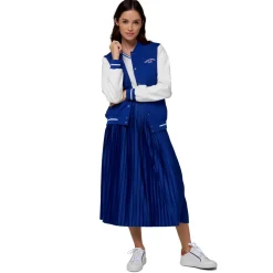 Roland-Garros Jackets|Stripes teddy Woman - Navy