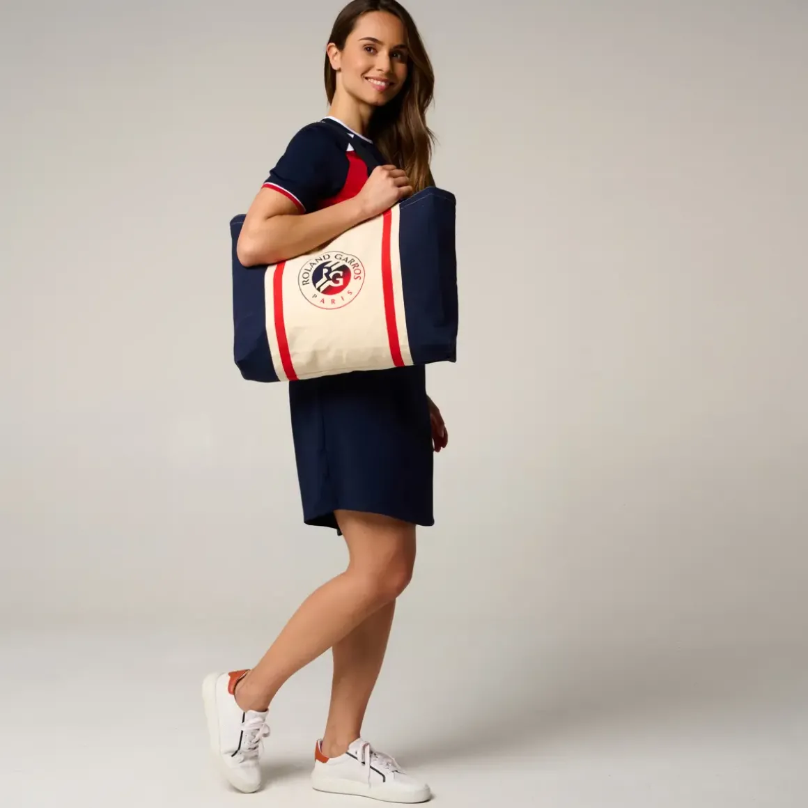 Roland-Garros Tote Bags & Handbag|Bags|Tricolore shopping bag - Multicolor