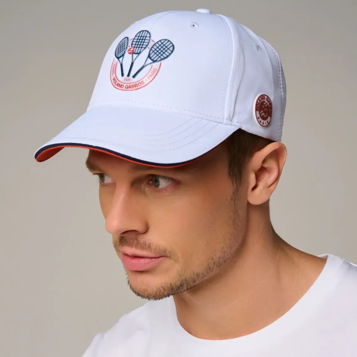 Roland-Garros Caps & Hats|Caps & Hats|Unisex ADN Cap - White