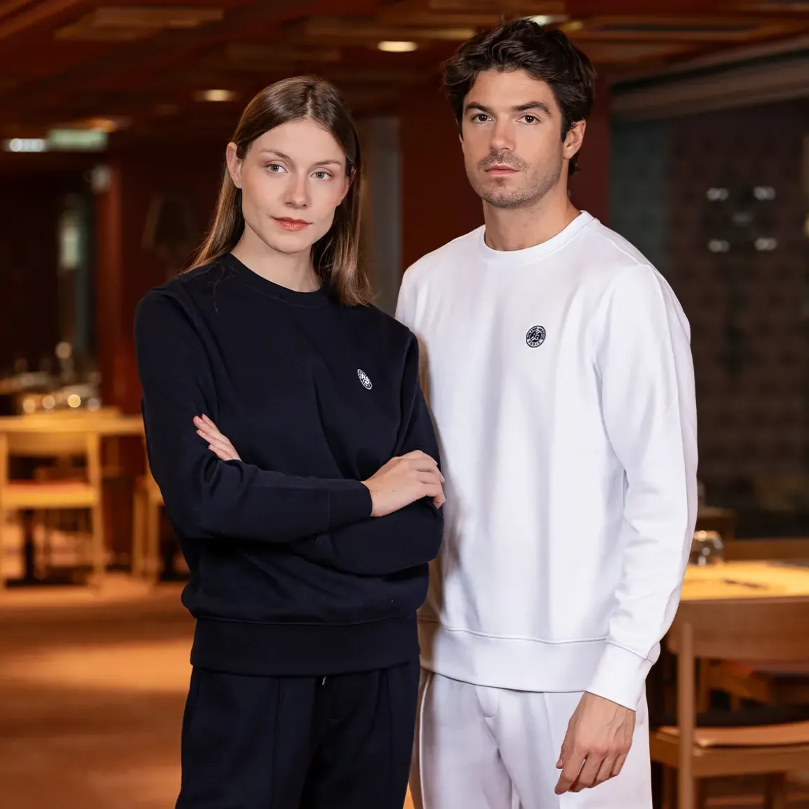 Roland-Garros Hoodies & Sweatshirts|Hoodies & Sweatshirts|Unisex Essentiels sweat - Navy