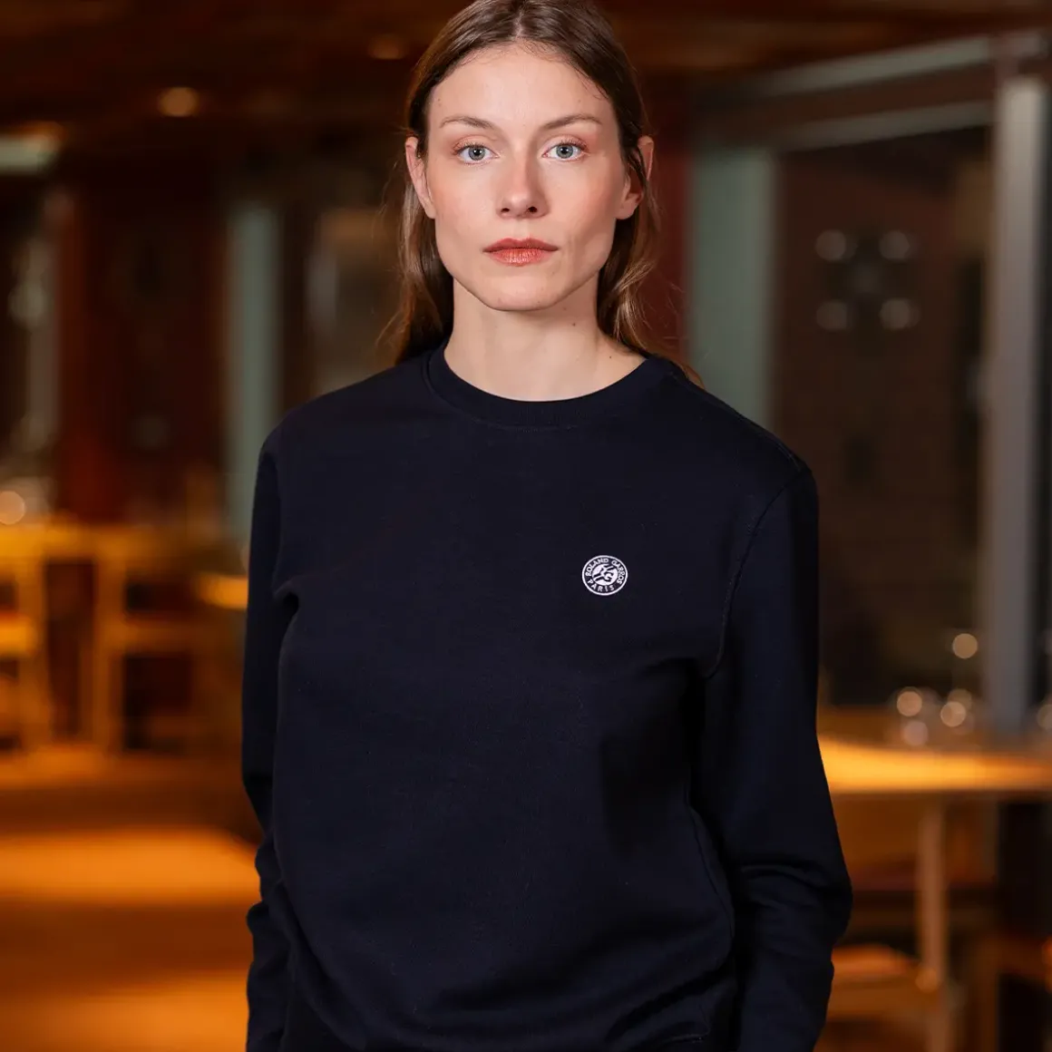 Roland-Garros Hoodies & Sweatshirts|Hoodies & Sweatshirts|Unisex Essentiels sweat - Navy