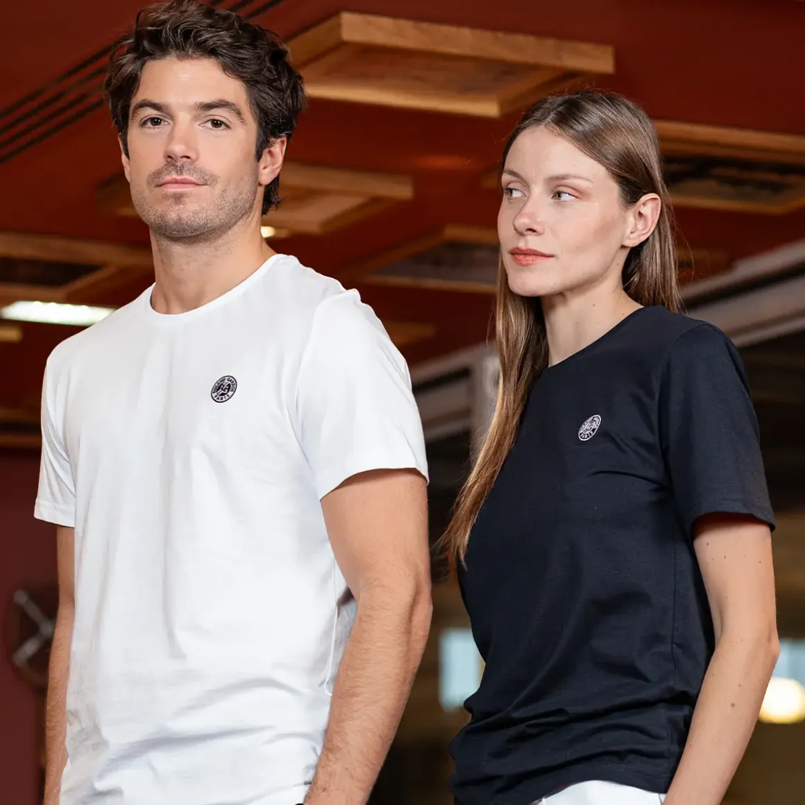 Roland-Garros T-shirts & Tank Tops|T-shirts|Unisex Essentiels t-shirt - White