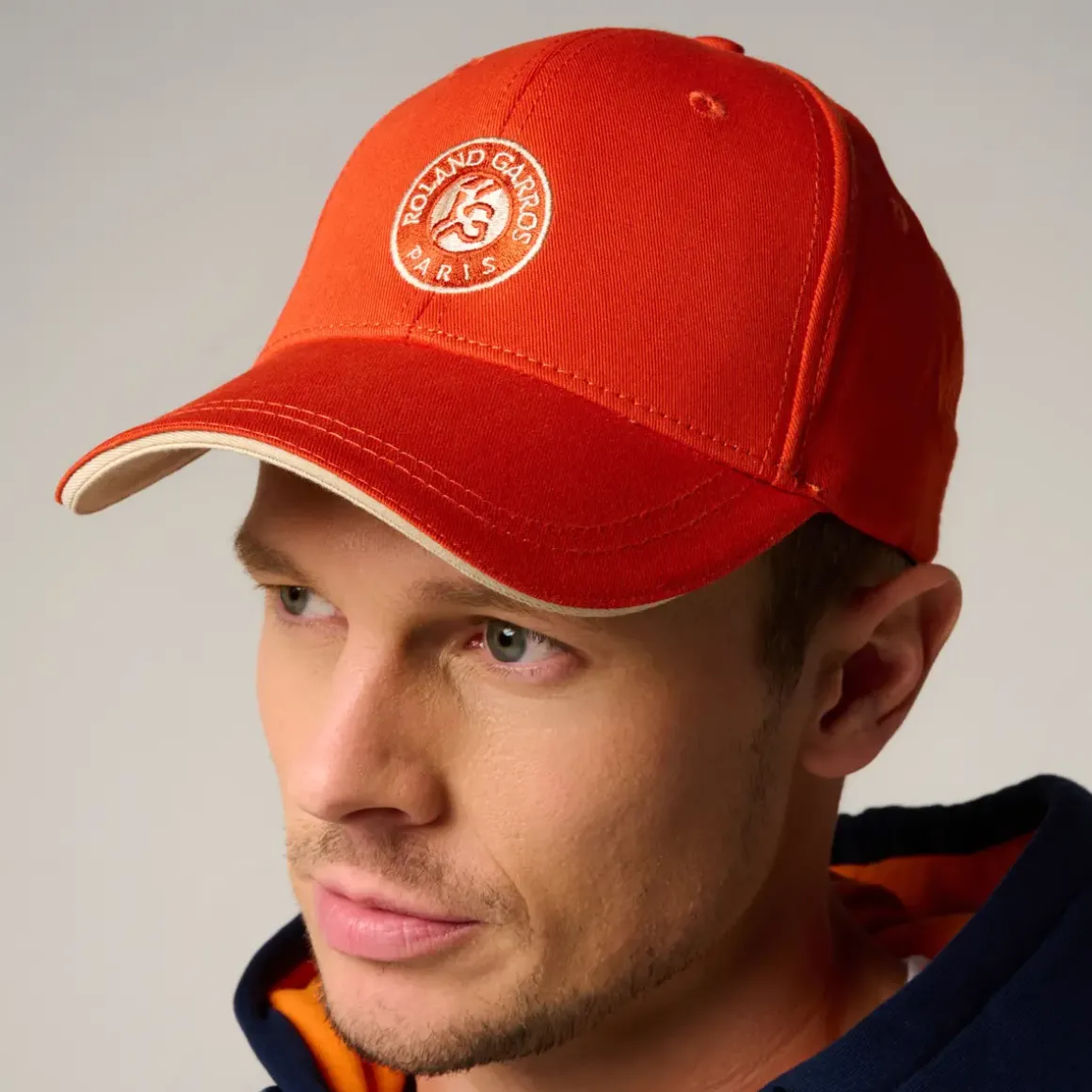 Roland-Garros Caps & Hats|Caps & Hats|Unisex Monochrome Logo Cap - Clay