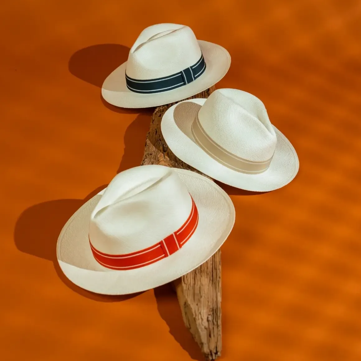 Roland-Garros Caps & Hats|Caps & Hats|unisex panama - ivory and navy-blue