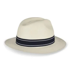 Roland-Garros Caps & Hats|Caps & Hats|unisex panama - ivory and navy-blue