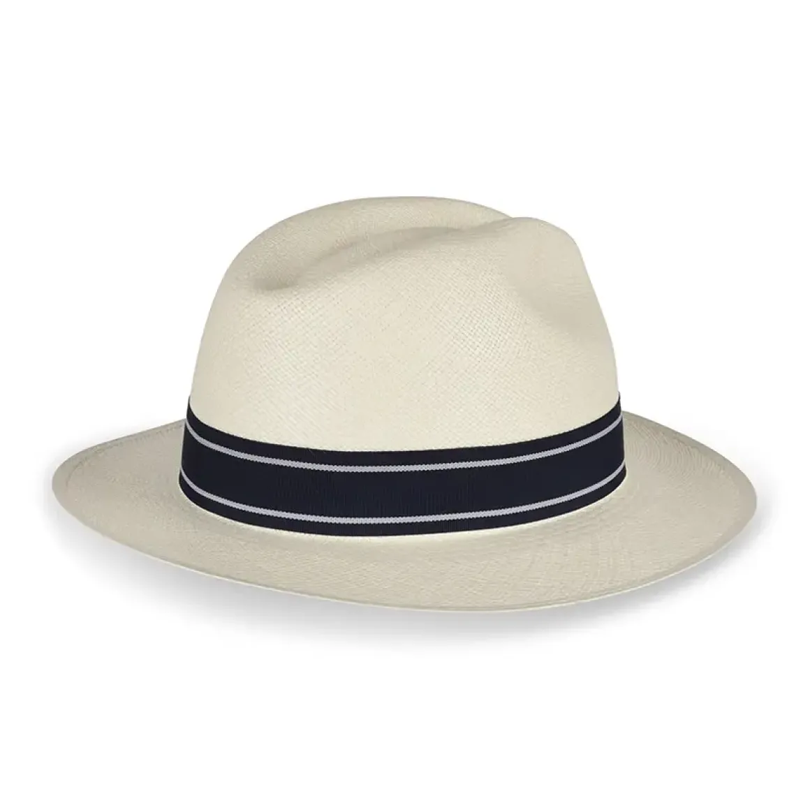 Roland-Garros Caps & Hats|Caps & Hats|unisex panama - ivory and navy-blue