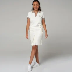 Roland-Garros Skirts, Dresses & Trousers|woman gabardine skirt - off-white