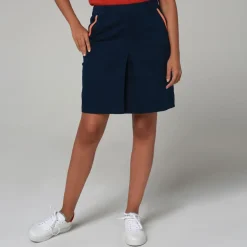Roland-Garros Skirts, Dresses & Trousers|woman gabardine skirt - Navy