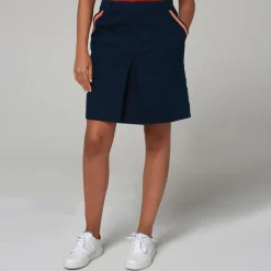 Roland-Garros Skirts, Dresses & Trousers|woman gabardine skirt - Navy