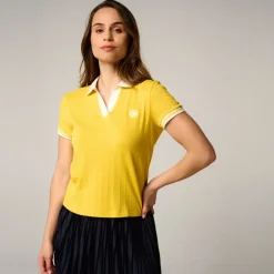Roland-Garros Polos & Shirts|woman Heritage Polo - Yellow