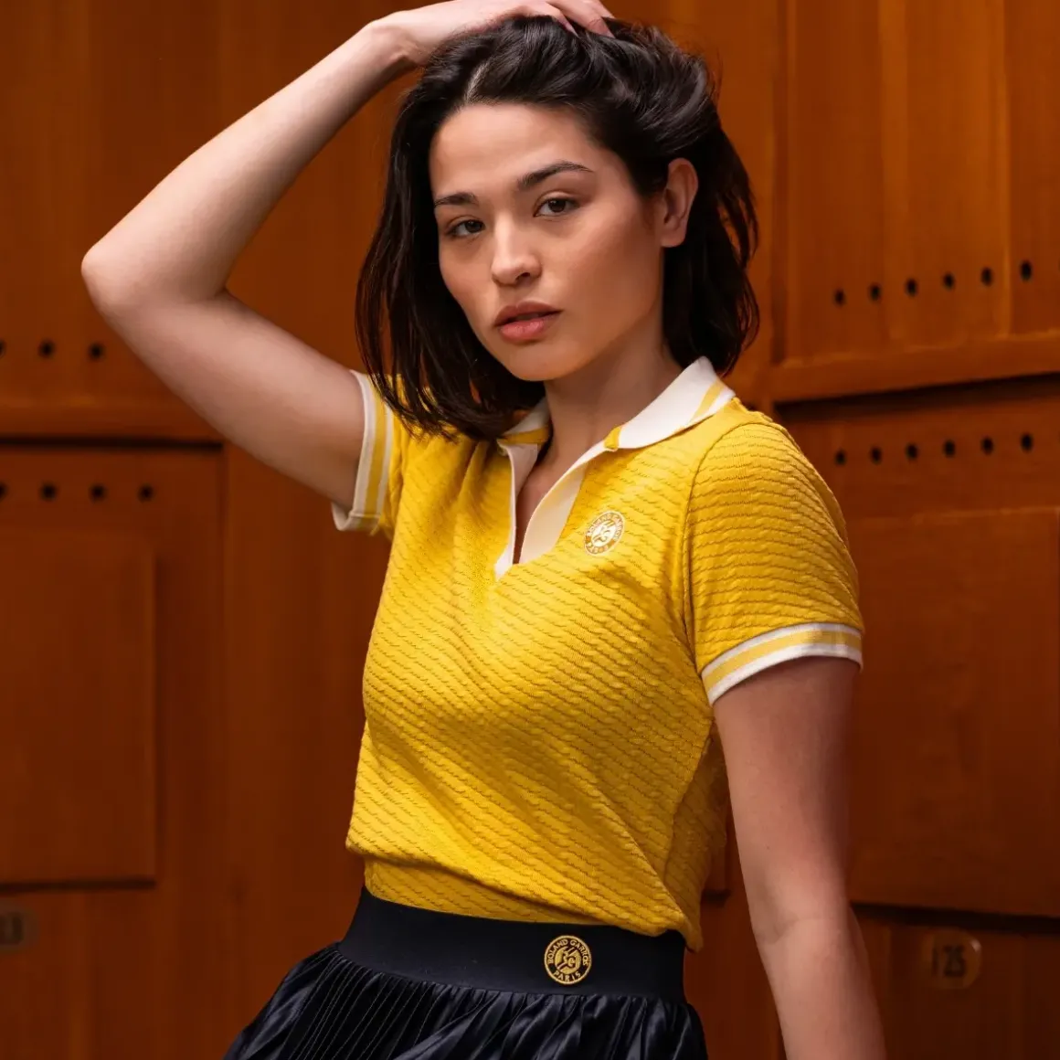 Roland-Garros Polos & Shirts|woman Heritage Polo - Yellow