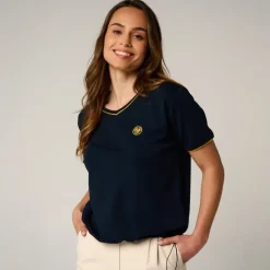 Roland-Garros T-shirts & Tank Tops|woman Heritage T-Shirt - Navy