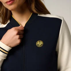 Roland-Garros Jackets|woman Heritage Jacket - Navy and Ecru