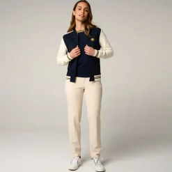 Roland-Garros Jackets|woman Heritage Jacket - Navy and Ecru