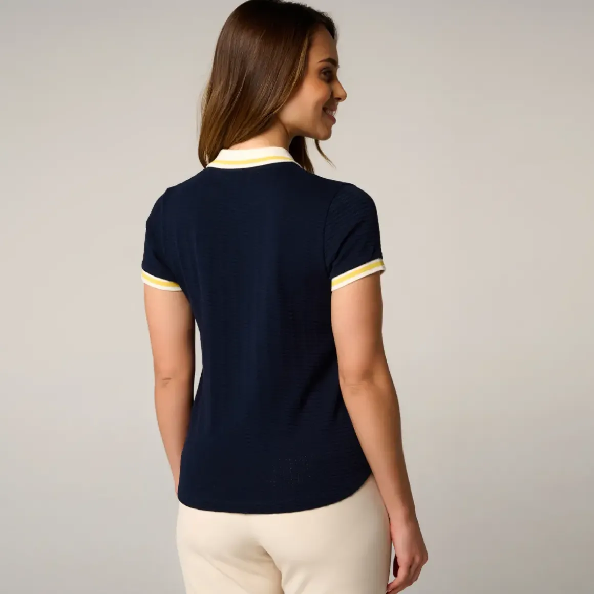 Roland-Garros Polos & Shirts|woman Heritage Polo - Navy