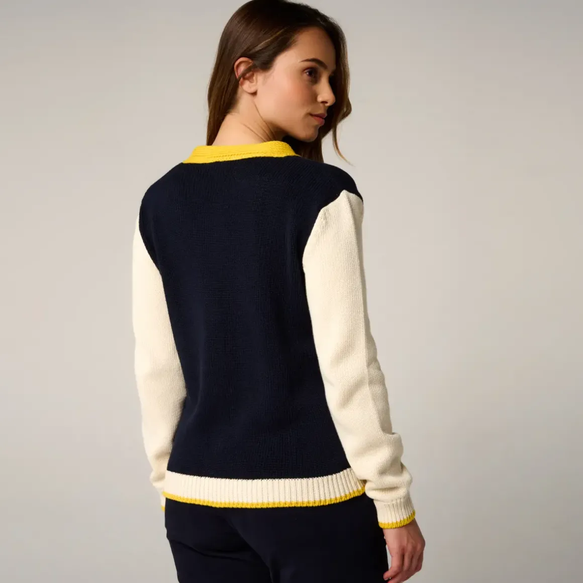 Roland-Garros Hoodies & Sweatshirts|woman Heritage Cardigan - Navy