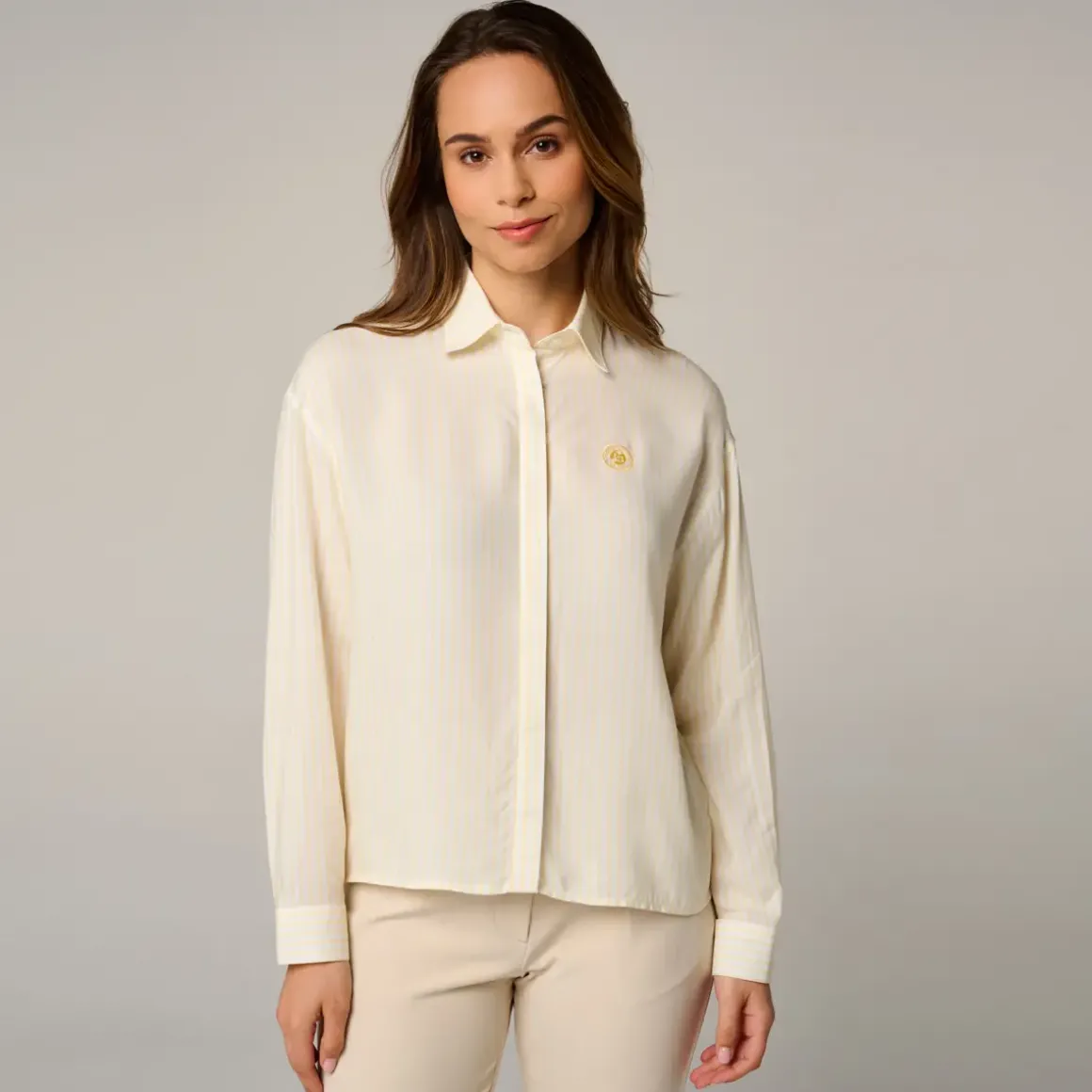 Roland-Garros Polos & Shirts|woman Heritage Shirt - White