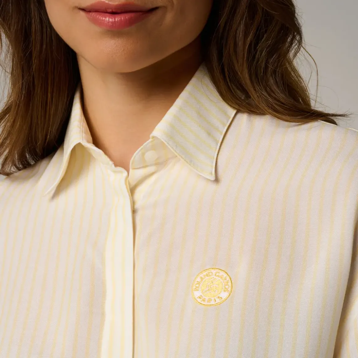 Roland-Garros Polos & Shirts|woman Heritage Shirt - White